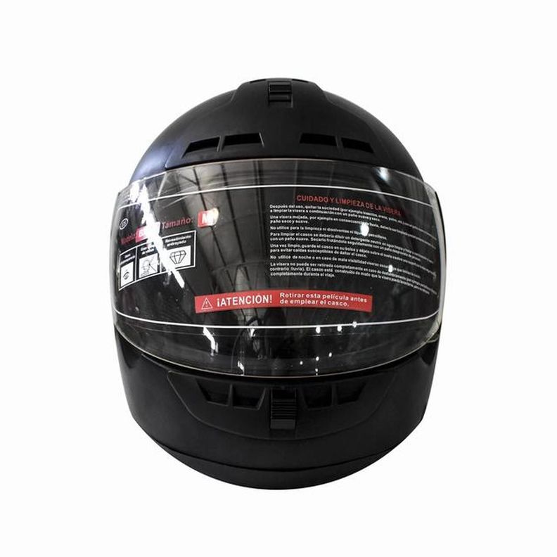 Casco Full Face Bx603 Talla M Flat Black Certificado DOT-1