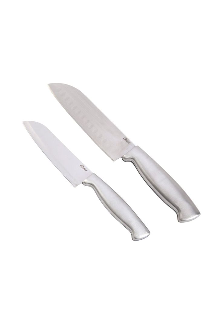 Set Cuchillos Santoku acero inox 2 piezas Edgefield Oster-0