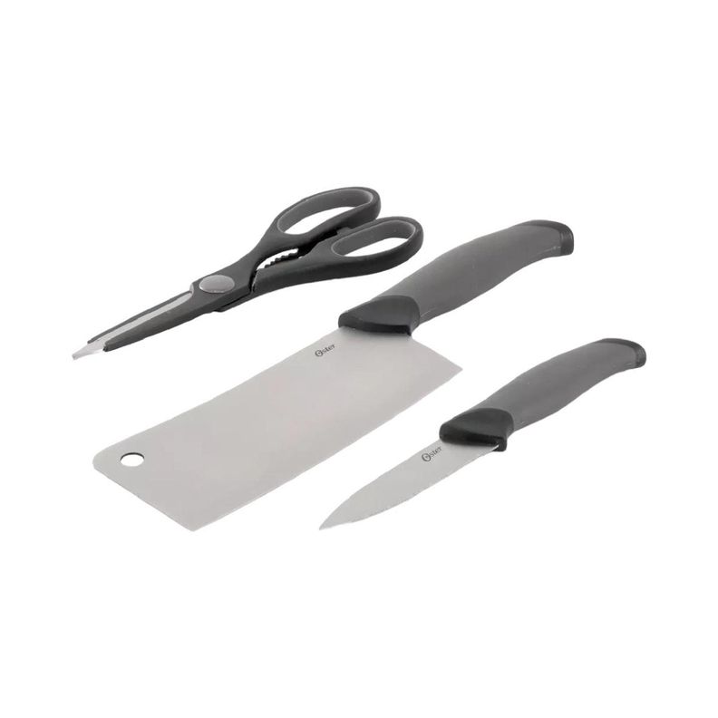 Set Cuchillos acero inoxidable 14 piezas + tabla Oster-2