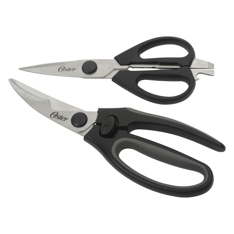Oster Set Tijeras Cocina Huxford Acero Inox 2 Pz