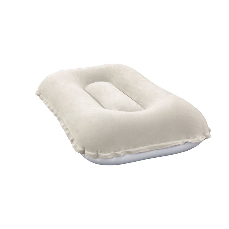 Almohada Inflable Aterciopelada 42X26X10Cm Bestway-0