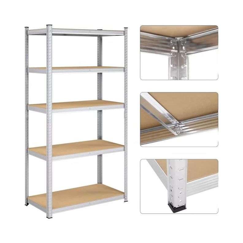Estante Repisa Rack Metalico acero 5 niveles 90x40x180cm-1
