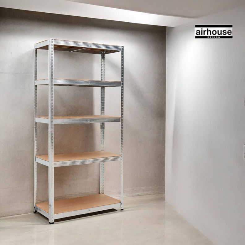 Estante Repisa Rack Metalico acero 5 niveles 90x40x180cm-3