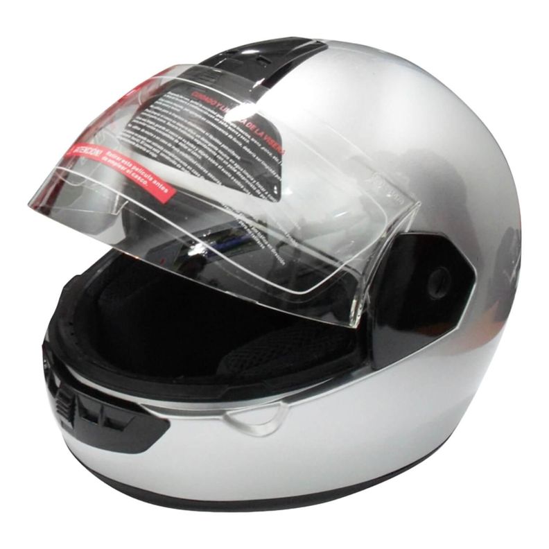 Casco Full Face Bx603 Talla M Silver Certificado DOT-0