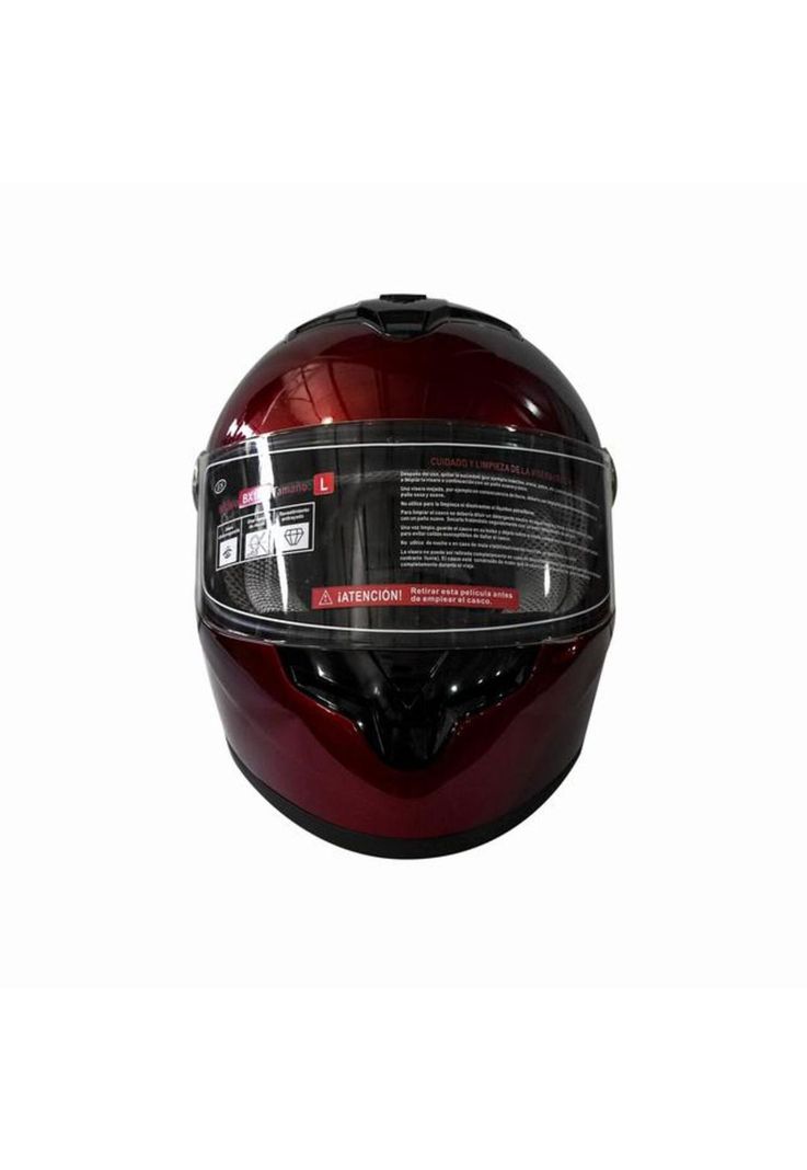 Casco Full Face Bx105 Talla M Color Burgundhy Ceritificacion ECE Bex-0