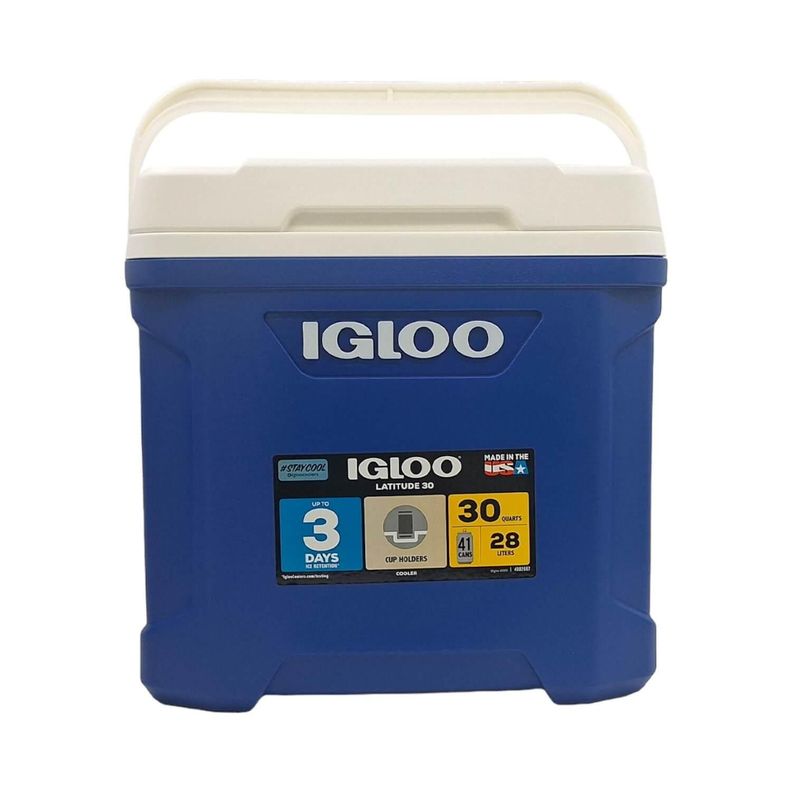 Cooler Nevera Hielera Latitude Azul 28 Litros Igloo-0