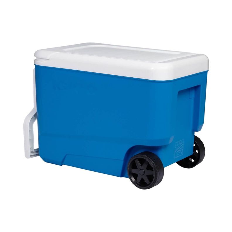 Cooler Nevera Hielera con Ruedas Wheelie Azul 36Litros Igloo-5
