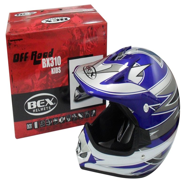 Casco Full Face Bx310 Talla S Color Deep Blue Certificado ECE-0