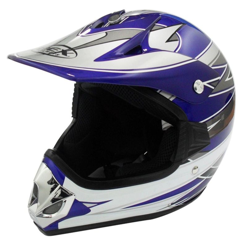 Casco Full Face Bx310 Talla S Color Deep Blue Certificado ECE-1