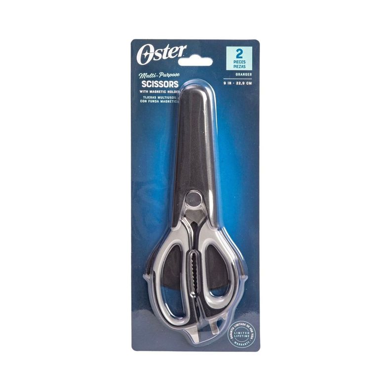 Tijeras de cocina multiuso con funda magnetica Granger Oster-5