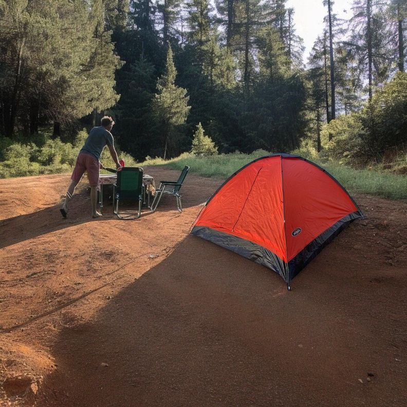 Carpa 4 Personas Montana Rojo Outback-5