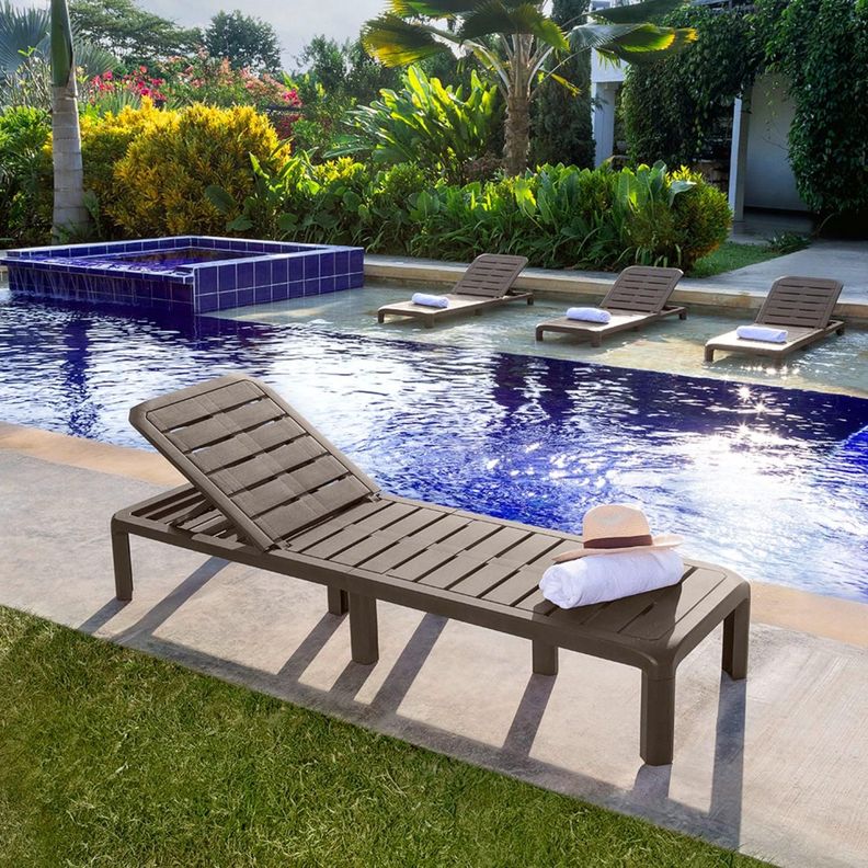 Reposera Piscina Terraza Plastica Plegable Reclinable Rimax-8