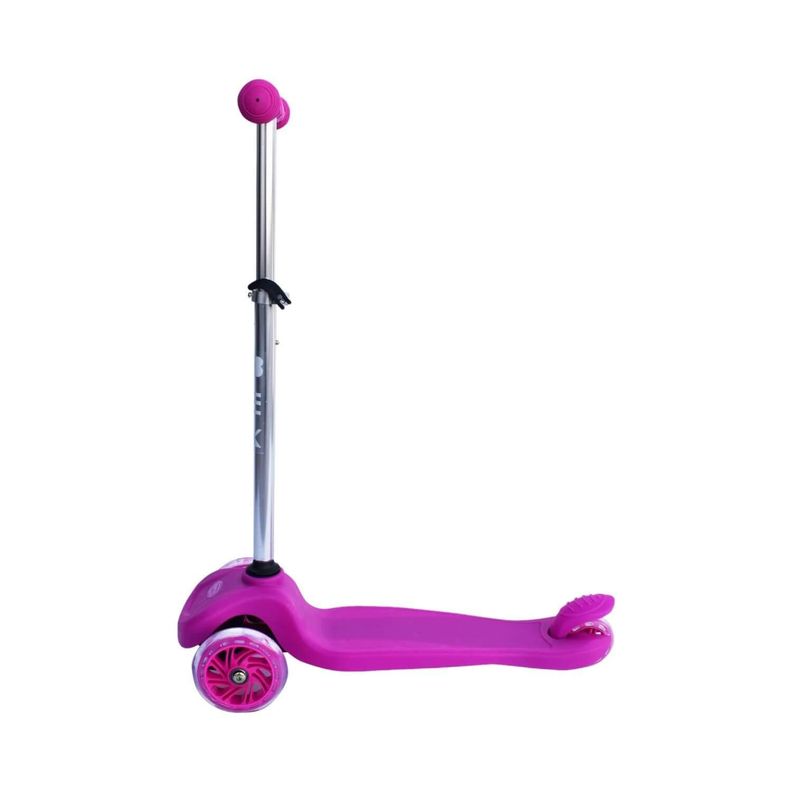 Scooter Monopatin Niño 3 Ruedas Ajustable 50-70Cms Rosa Bex-4
