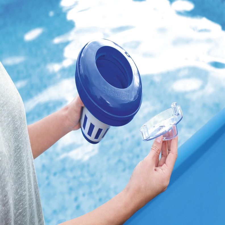 Porta Cloro Flotante Flowclear™ 16.5Cm Bestway-4
