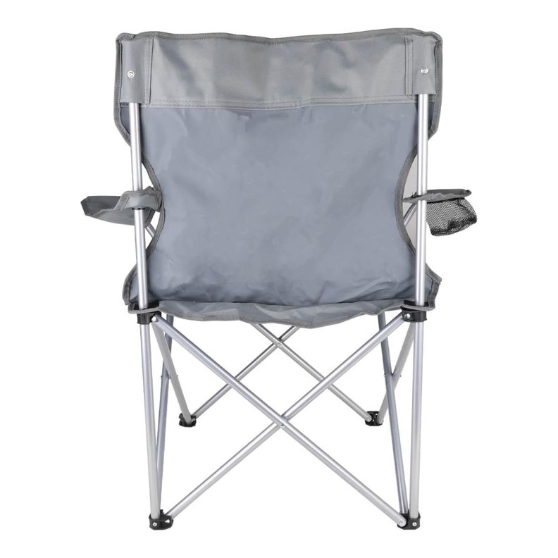 Silla Plegable Outback Con Apoyabrazos Gris-6