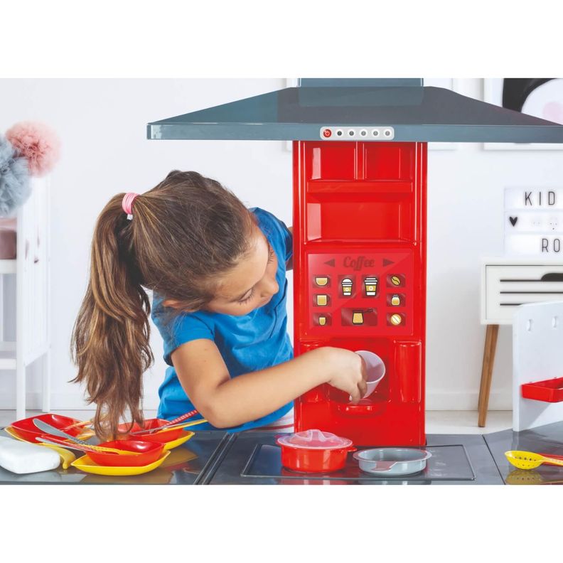 Cocina Juguete Plastica Triple + Accesorio 139x65x100Cm Dolu-2