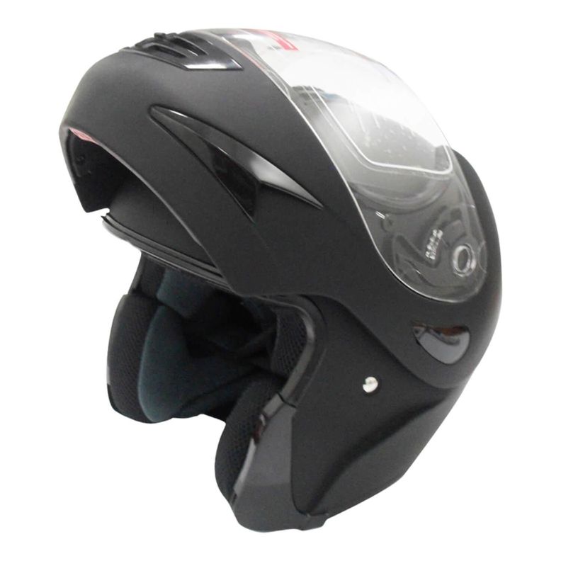 Casco Full Face Bx200 Talla M Flat Black Certificado Bex-1