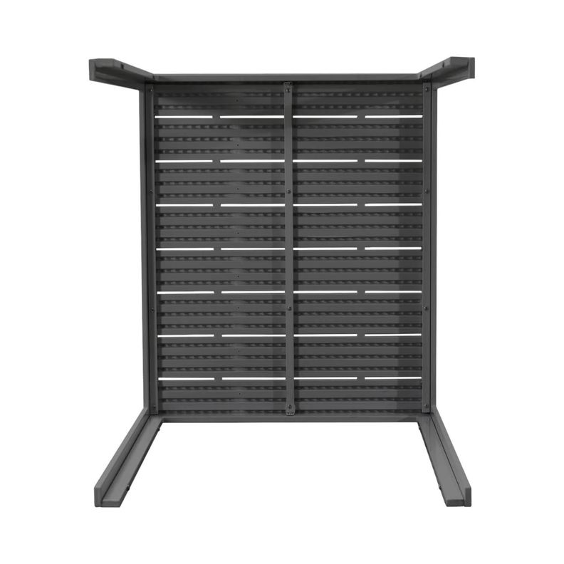 Mesa Terraza Polywood Impermeable 78X78cm Gris Northwest-2