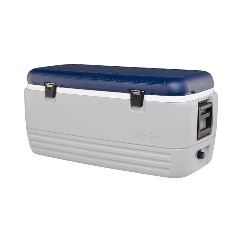 Cooler Nevera Hielera MaxCold Gris 113 Litros Azul Igloo-0