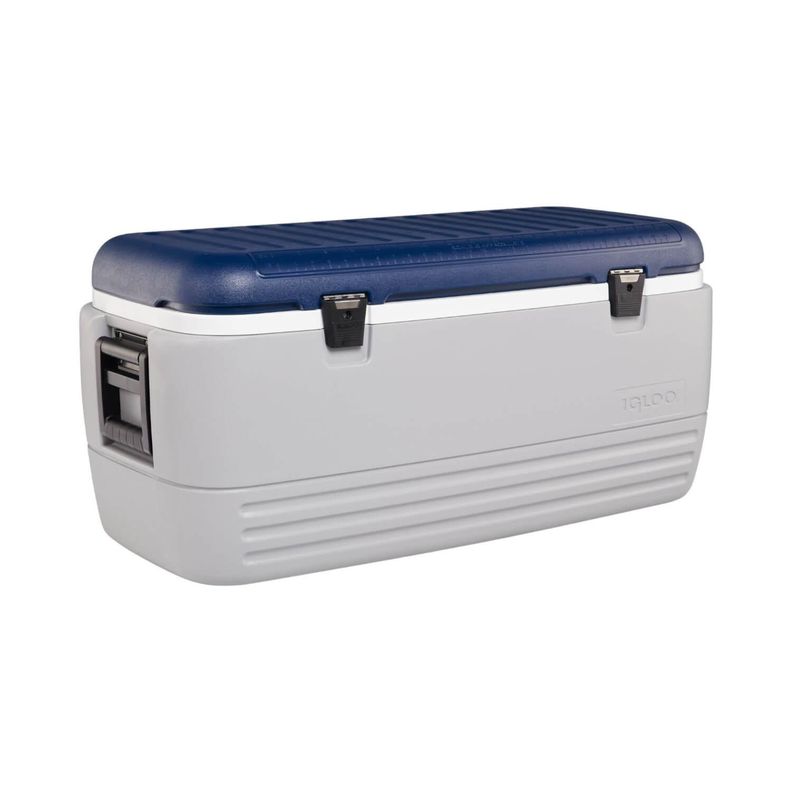 Cooler Nevera Hielera MaxCold Gris 113 Litros Azul Igloo-3