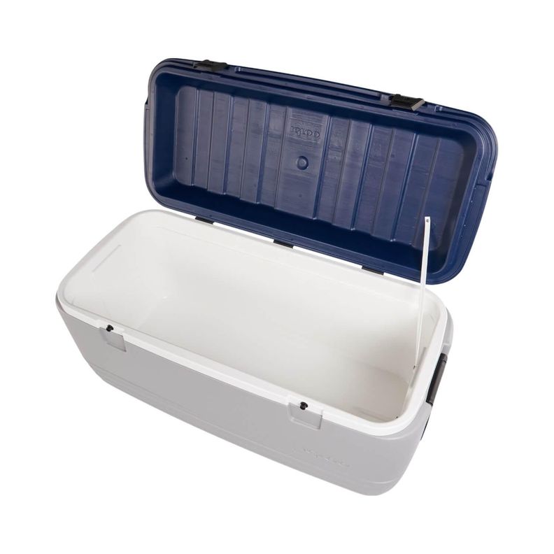 Cooler Nevera Hielera MaxCold Gris 113 Litros Azul Igloo-5