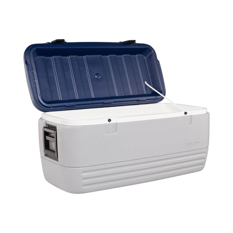 Cooler Nevera Hielera MaxCold Gris 113 Litros Azul Igloo-7