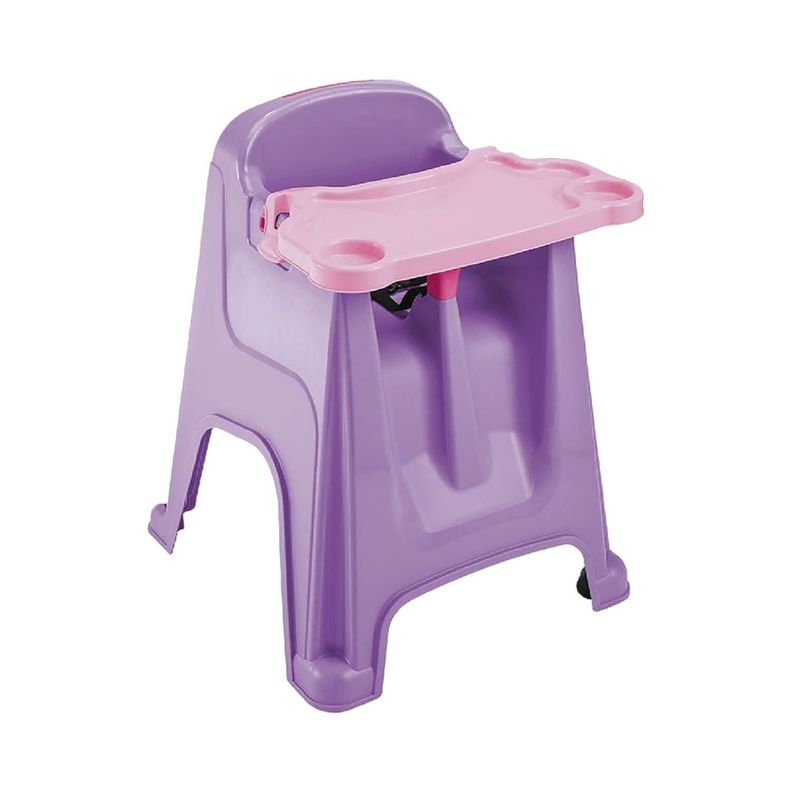 Silla Comedor Para Bebe Morado 60x59x77 cms Rimax-1