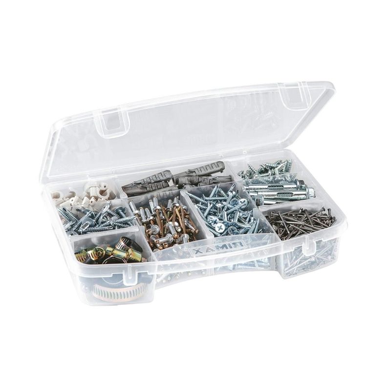Caja de plastico multiuso S 9 compartimientos Rimax-1