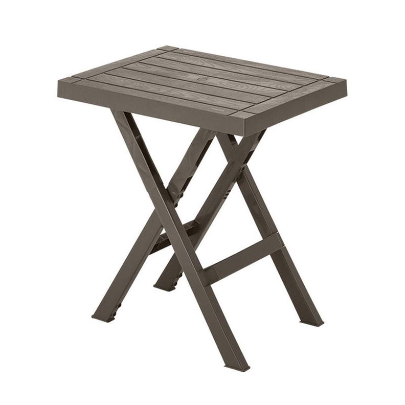 Mesa Plegable Rectangular 65X50X74 cm Café Rimax-0