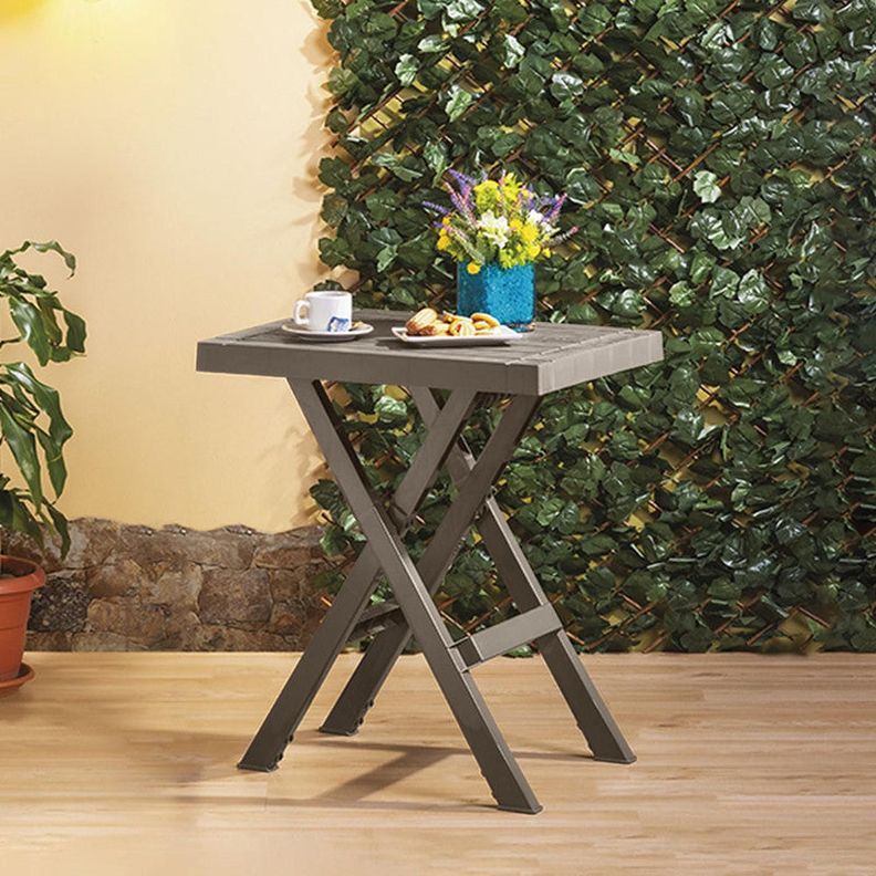 Mesa Plegable Rectangular 65X50X74 cm Café Rimax-4