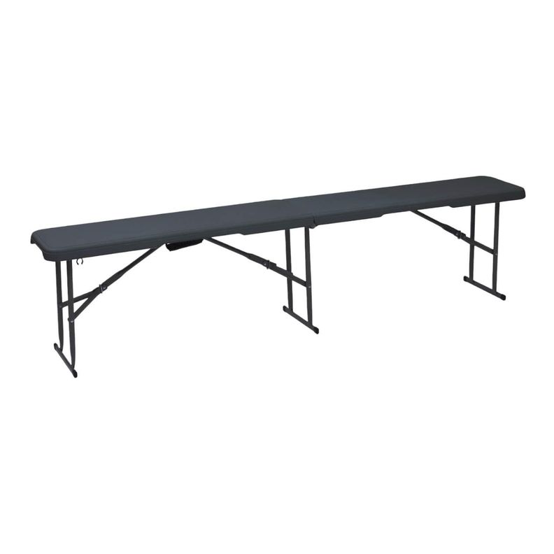 Banca Plegable 43X28X182cm Negra Northwest-0