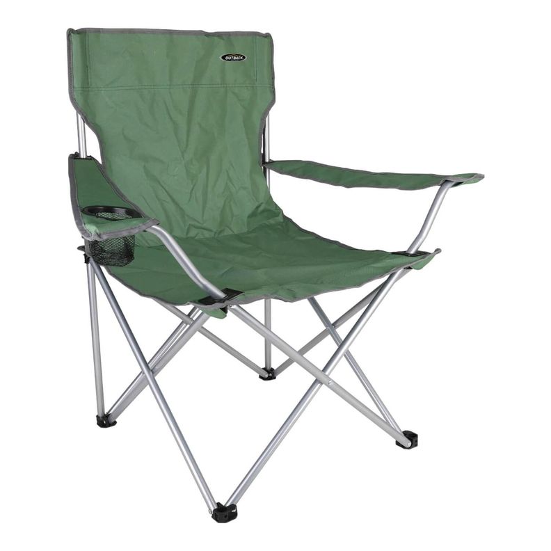 Silla Plegable Outback Con Apoyabrazos Verde-0