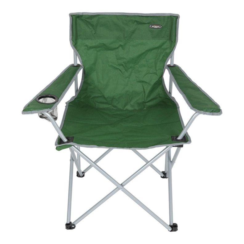 Silla Plegable Outback Con Apoyabrazos Verde-9