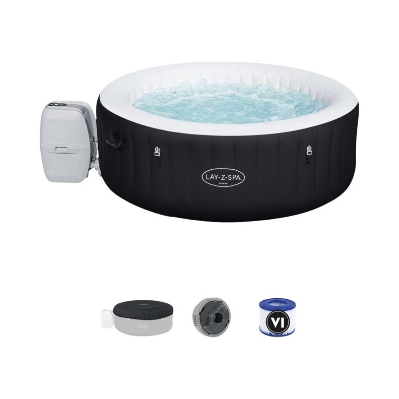 Hot Tub Spa Jacuzzi Inflable Miami 4 Personas Bestway-5