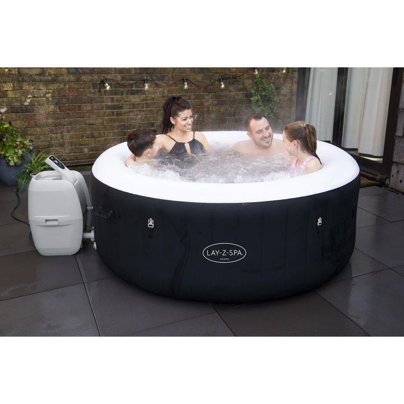 Hot Tub Spa Jacuzzi Inflable Miami 4 Personas Bestway-8