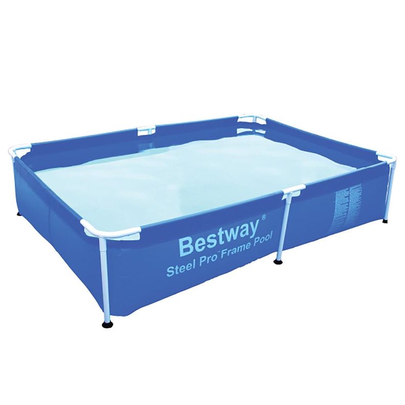 Piscina Bestway Rectangular para niños 1.50MX1.10MX42Cm Azul-0