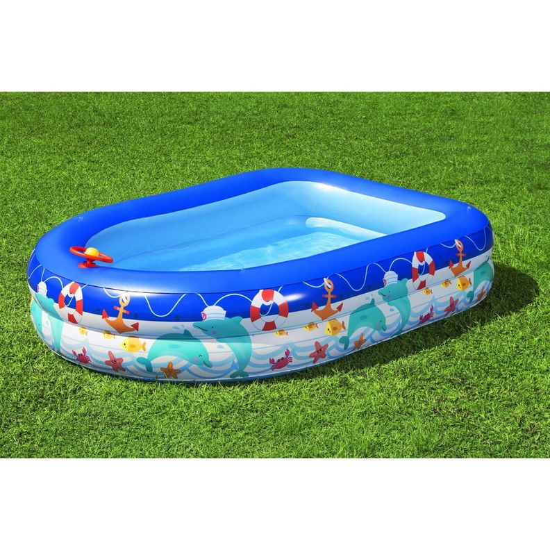 Piscina Inflable Bestway Con Toldo Desmontable 213x155x132cm-4