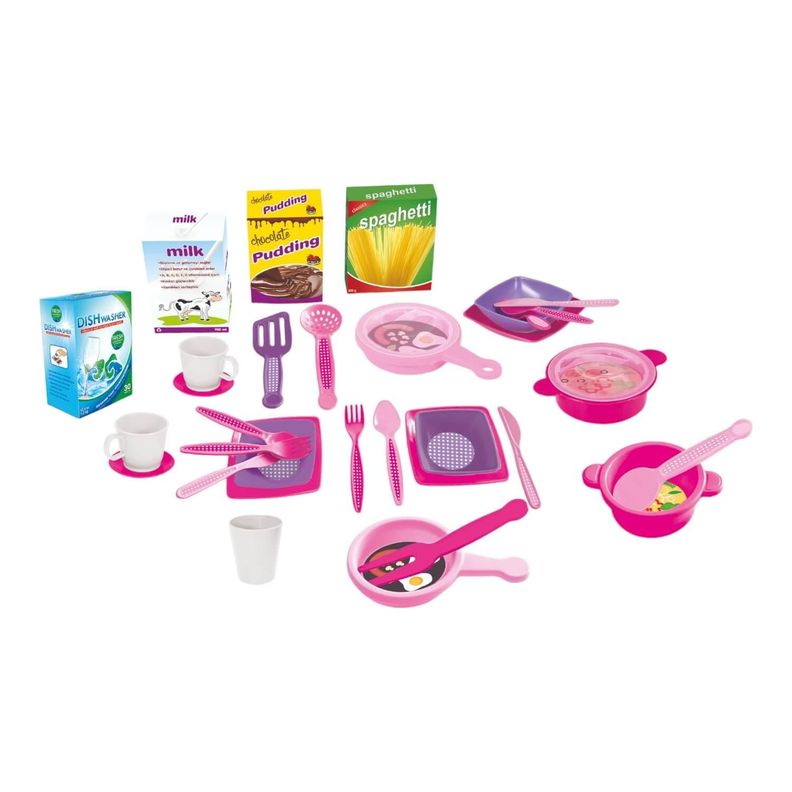 Cocina Plastica Doble Unicornio + Extras 109x65x100cm Dolu-1