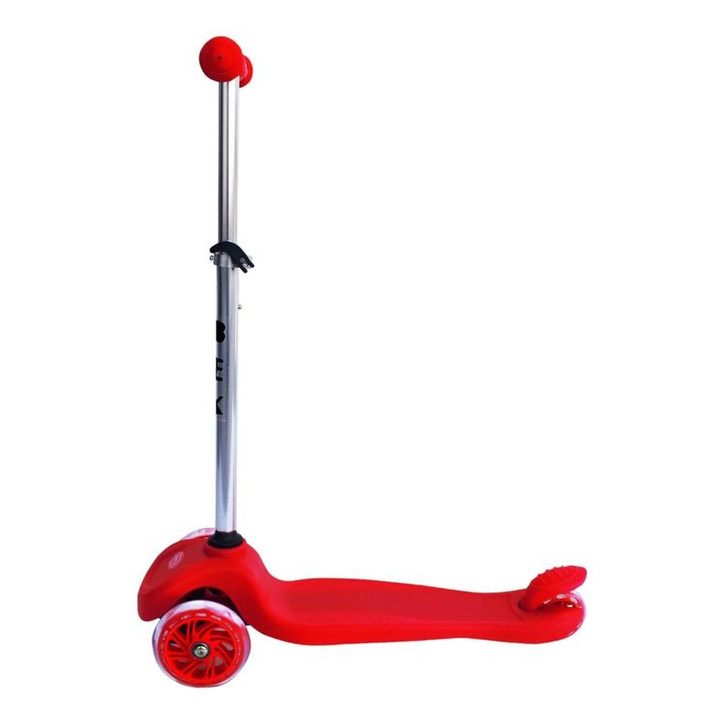 Scooter Monopatin Niño 3 Ruedas Ajustable 50-70Cms Rojo Bex-1