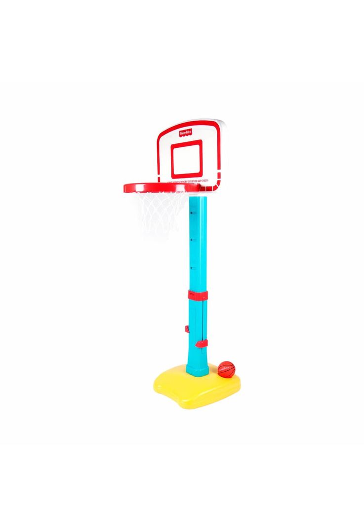 Set Aro Basketball + Pelota Ajustable 1,53m Fisher Price-6