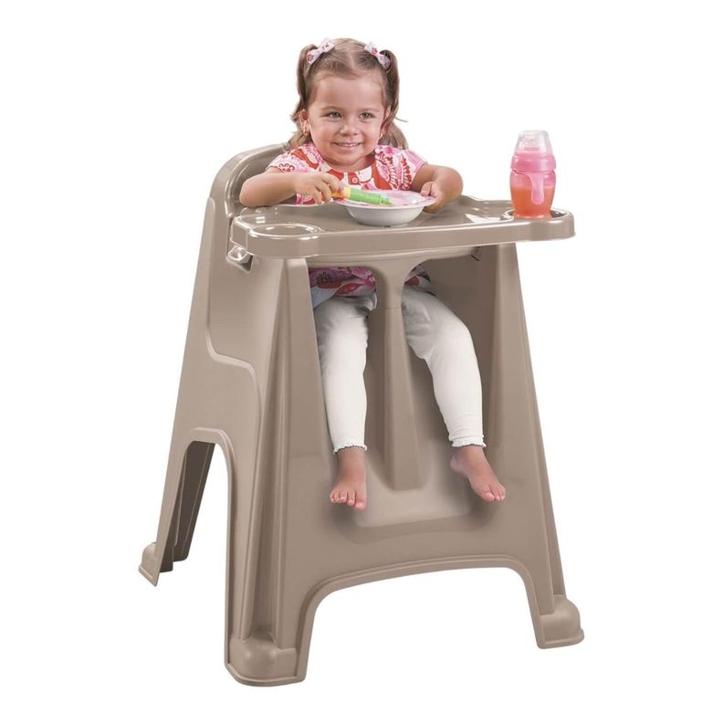 Silla Comedor Para Bebe Pardo 60x59x77 cms Rimax-2