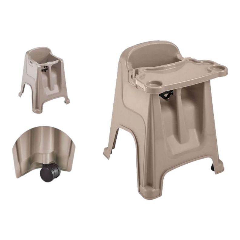 Silla Comedor Para Bebe Pardo 60x59x77 cms Rimax-4