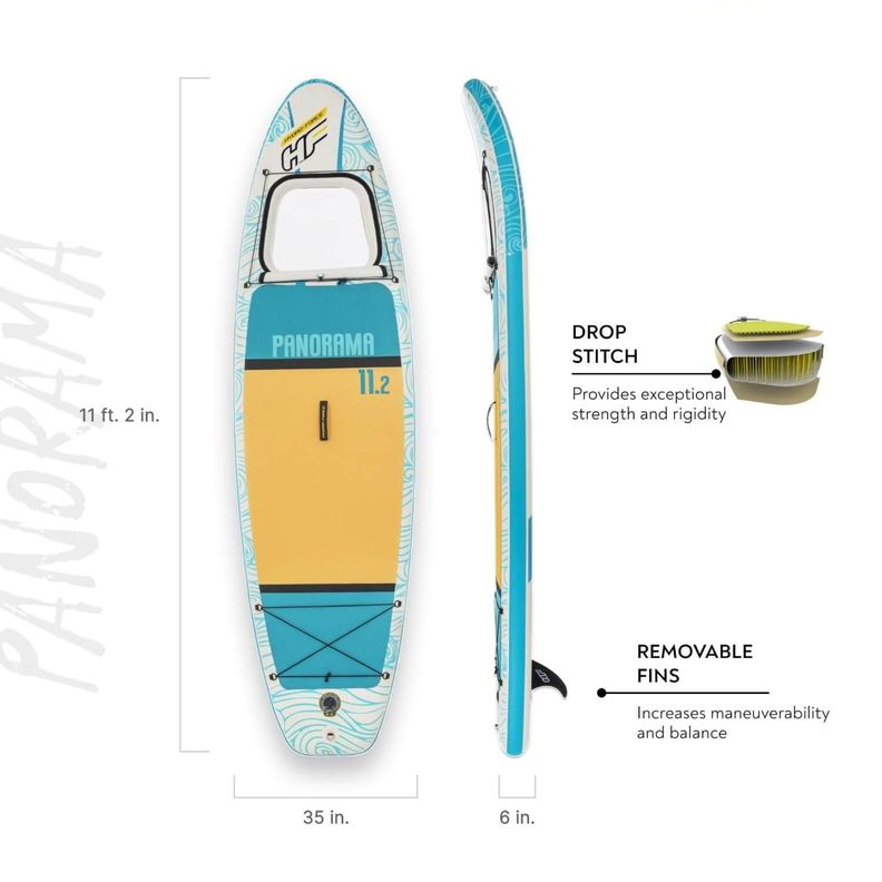 Stand Up Paddle Inflable Set con ventana 340x89x15cm Bestway-2