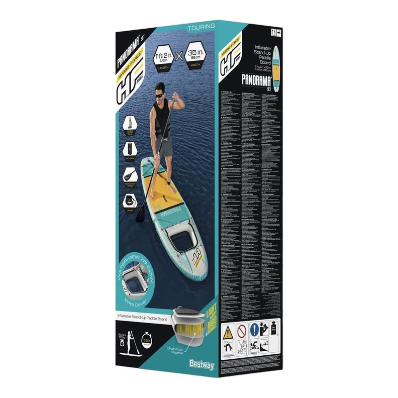 Stand Up Paddle Inflable Set con ventana 340x89x15cm Bestway-3