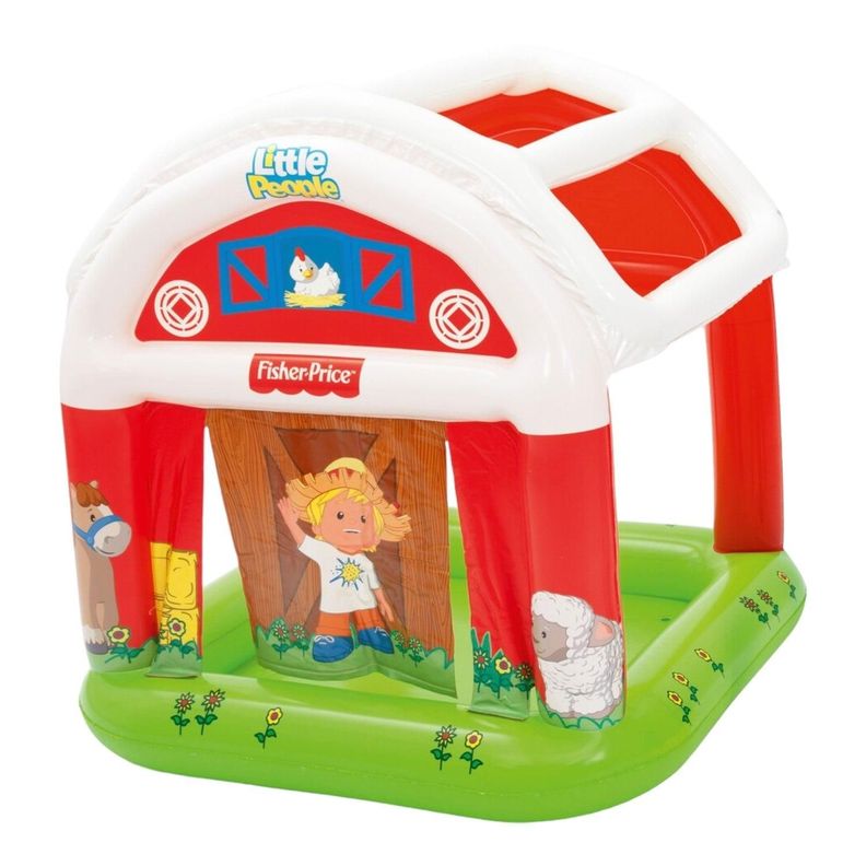 Piscina Granero Inflable pelotas Fisher Price 119X119X125Cms-1