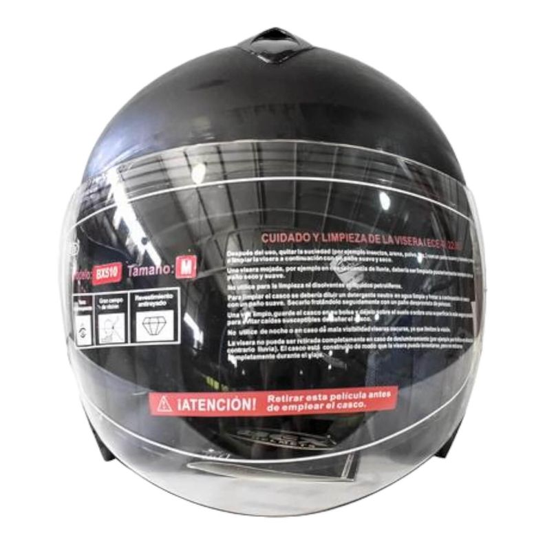 Casco Full Face Bx510 Talla L Color silver Certificado ECE-4