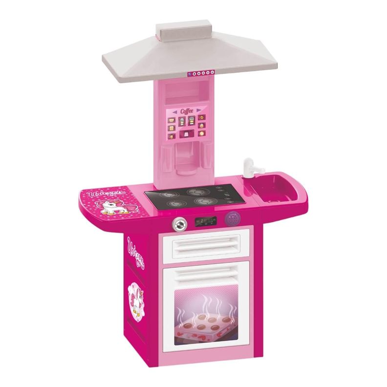Cocina Plastica Unicornio + Accesorios 71x30x100Cms Dolu-0