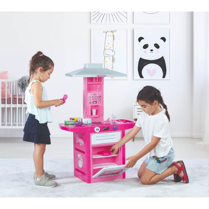 Cocina Plastica Unicornio + Accesorios 71x30x100Cms Dolu-2