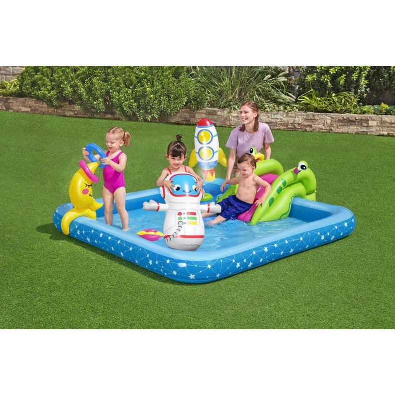 Piscina y juegos inflable Astros 2.28MX2.06MX84Cms Bestway-1