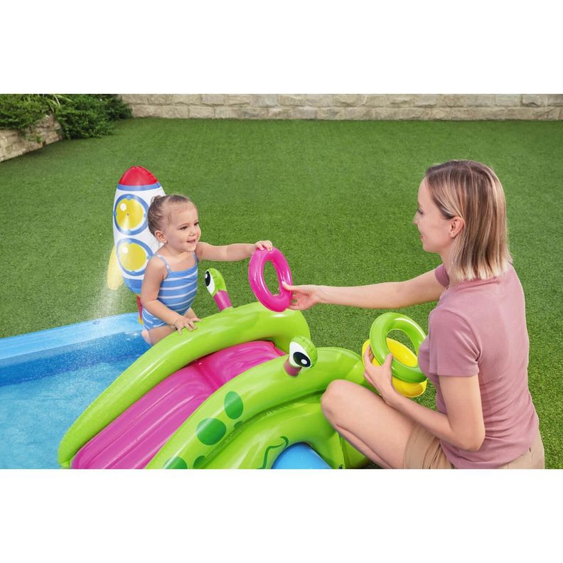 Piscina y juegos inflable Astros 2.28MX2.06MX84Cms Bestway-6